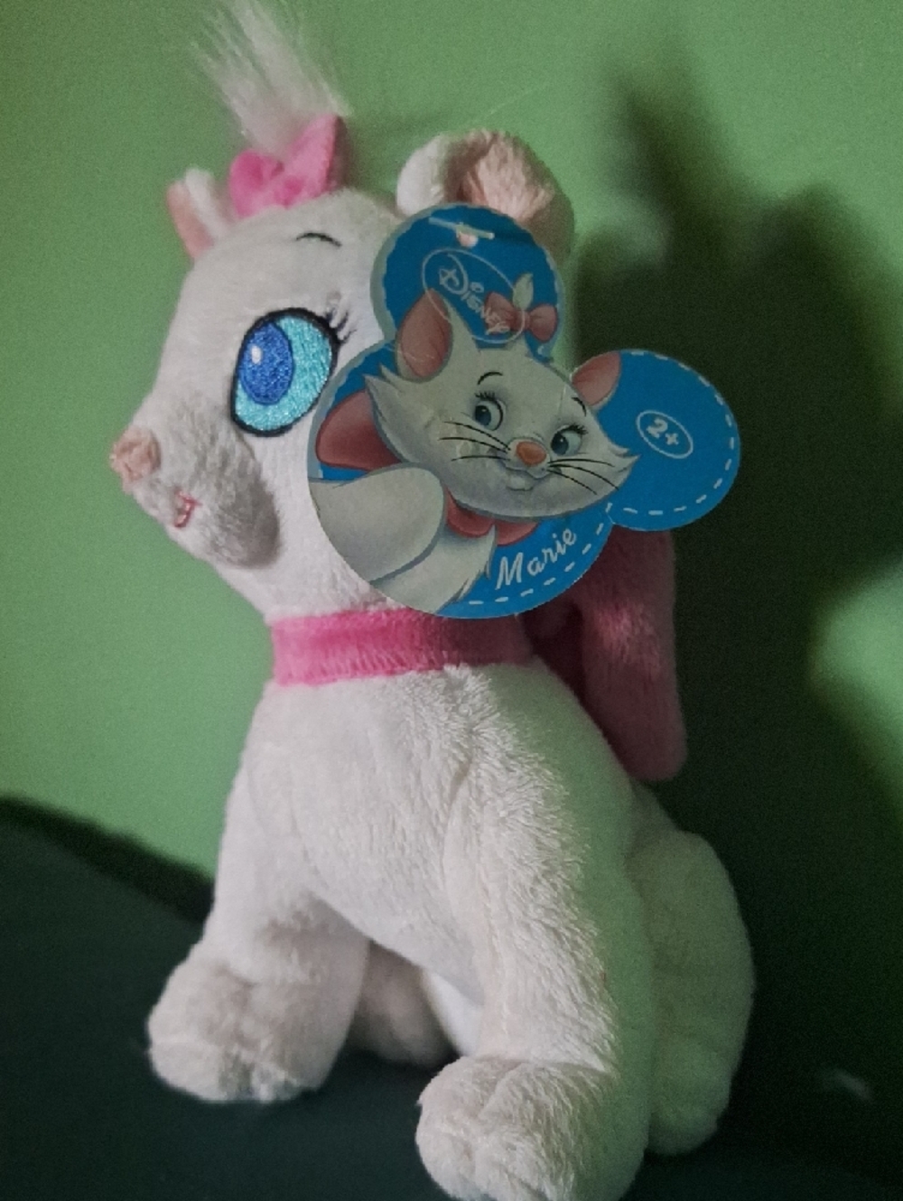 Disney Aristocats Pink and White Marie Plush Stuffed Animal